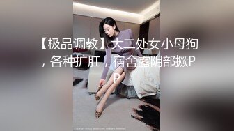 【极品调教】大二处女小母狗，各种扩肛，宿舍露阴部撅PP