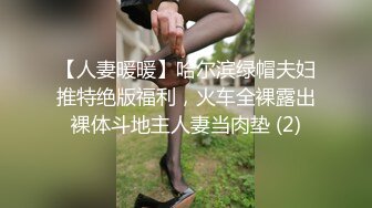 【人妻暖暖】哈尔滨绿帽夫妇推特绝版福利，火车全裸露出裸体斗地主人妻当肉垫 (2)