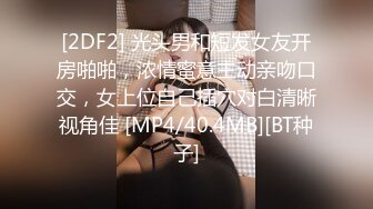 [2DF2] 光头男和短发女友开房啪啪，浓情蜜意主动亲吻口交，女上位自己插穴对白清晰视角佳 [MP4/40.4MB][BT种子]