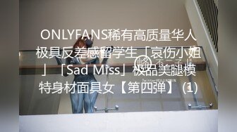 ONLYFANS稀有高质量华人极具反差感留学生「哀伤小姐」「Sad Miss」极品美腿模特身材面具女【第四弹】 (1)