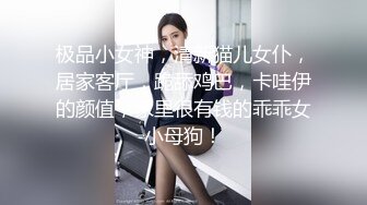 极品小女神，清新猫儿女仆，居家客厅，跪舔鸡巴，卡哇伊的颜值，家里很有钱的乖乖女小母狗！