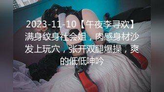 2023-11-10【午夜李寻欢】满身纹身社会姐，肉感身材沙发上玩穴，张开双腿爆操，爽的低低呻吟